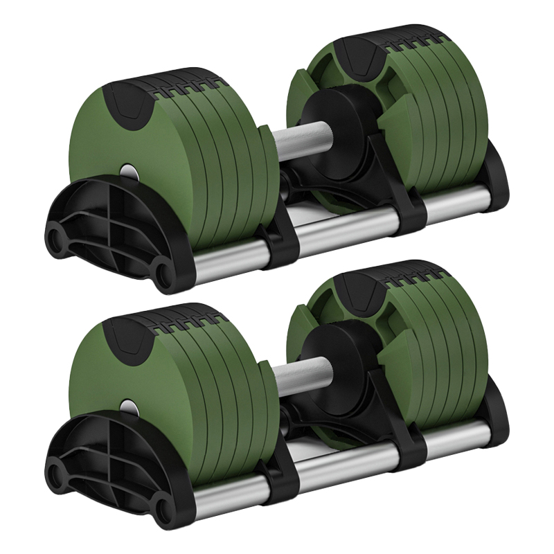 Adjustable Dumbbell 40Kg Pair - Mancuernas Redondas de Peso Libre para
