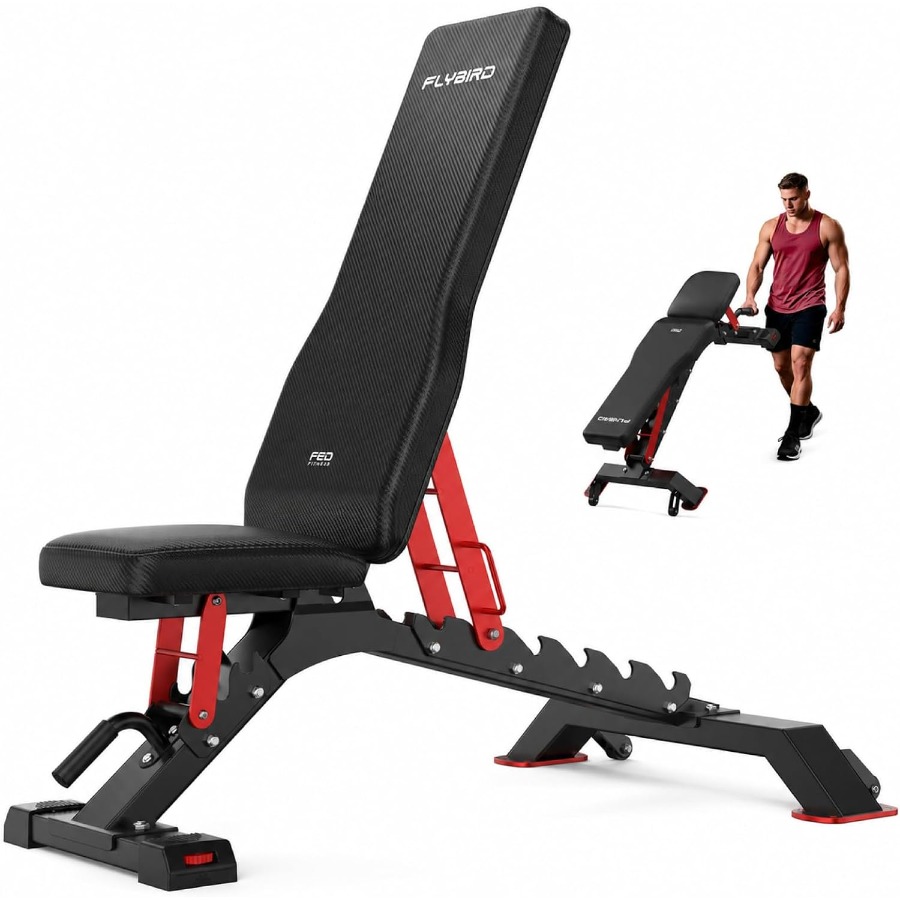 Bench Press Adjustable Incline - Banco de pesas WB7, banco de