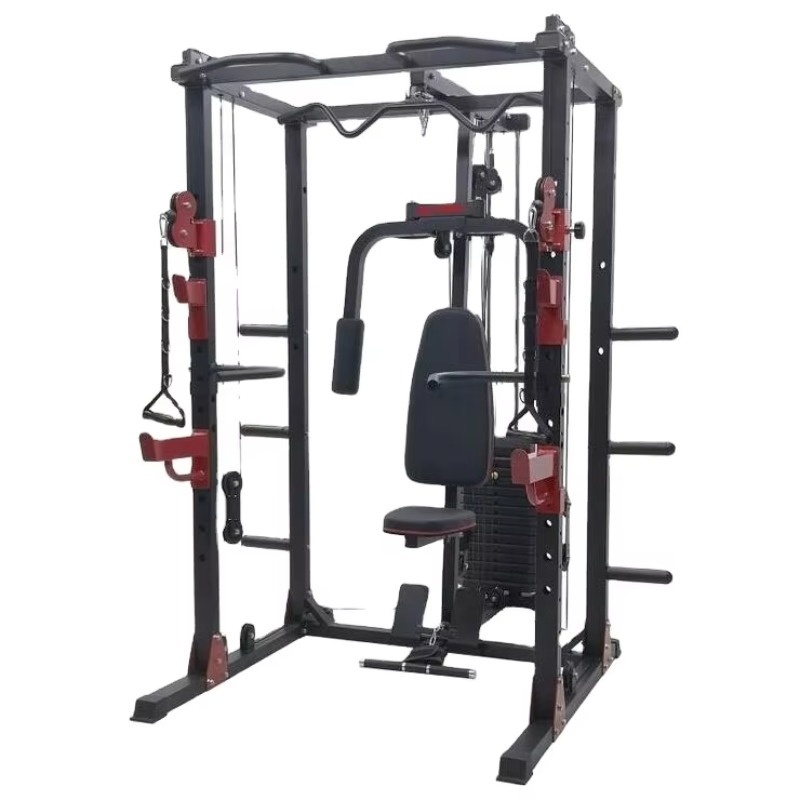 Smith Machine Home Gym Power Rack - Máquina de Gimnasio en Casa Integrada:
