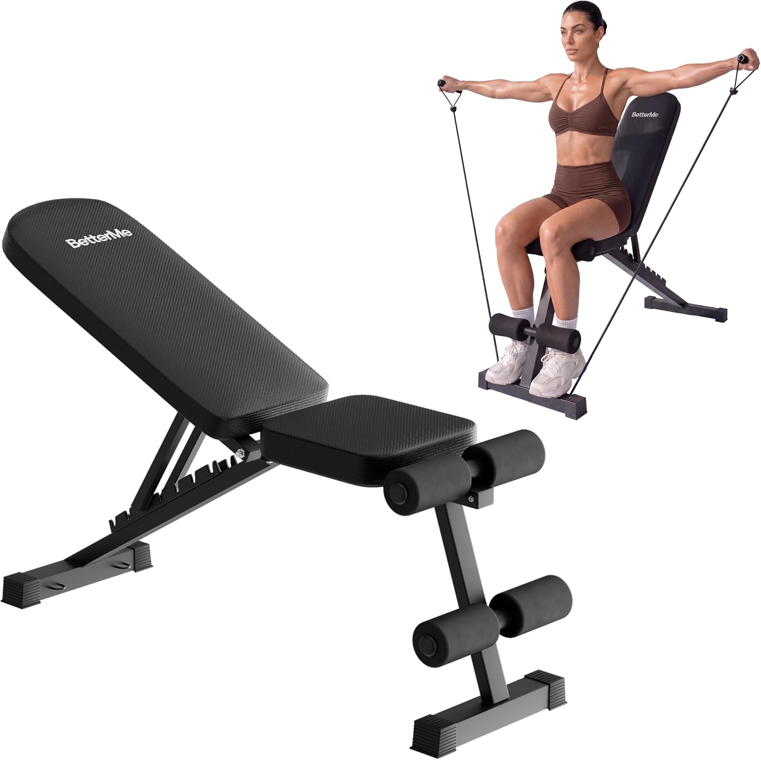 Bench Press Adjustable Incline - Banco de Pesas Ajustable para Gimnasio