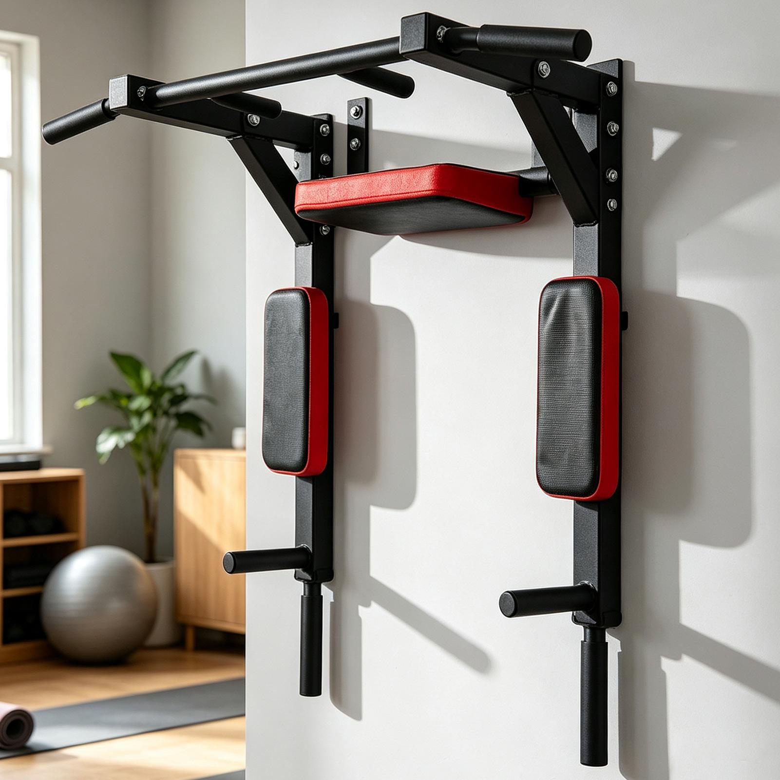 Pull Up Bar Wall Mounted - Barra de dominadas montada en la