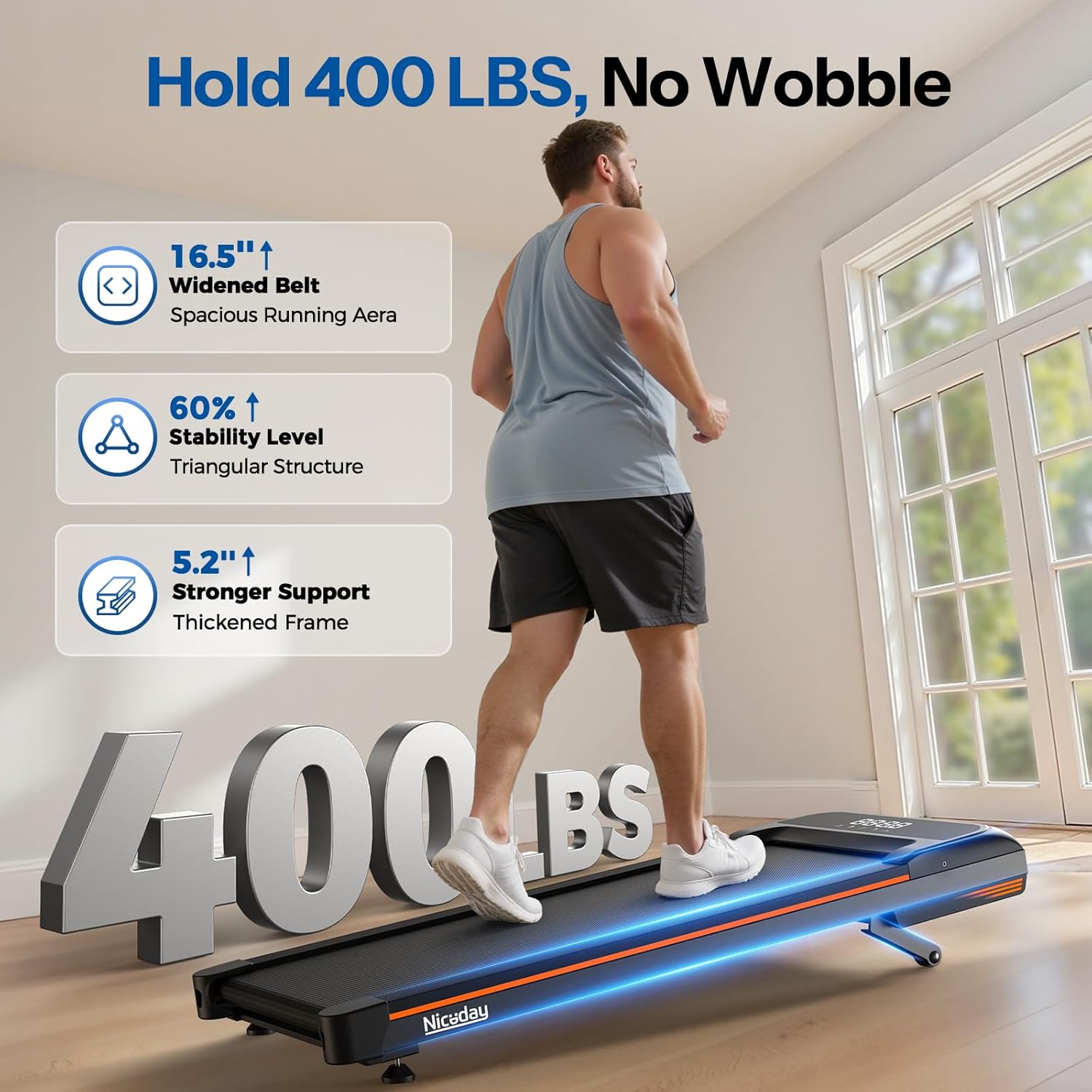 Caminadora para Debajo del Esc - Treadmill Incline Home 3Hp reseña y precio