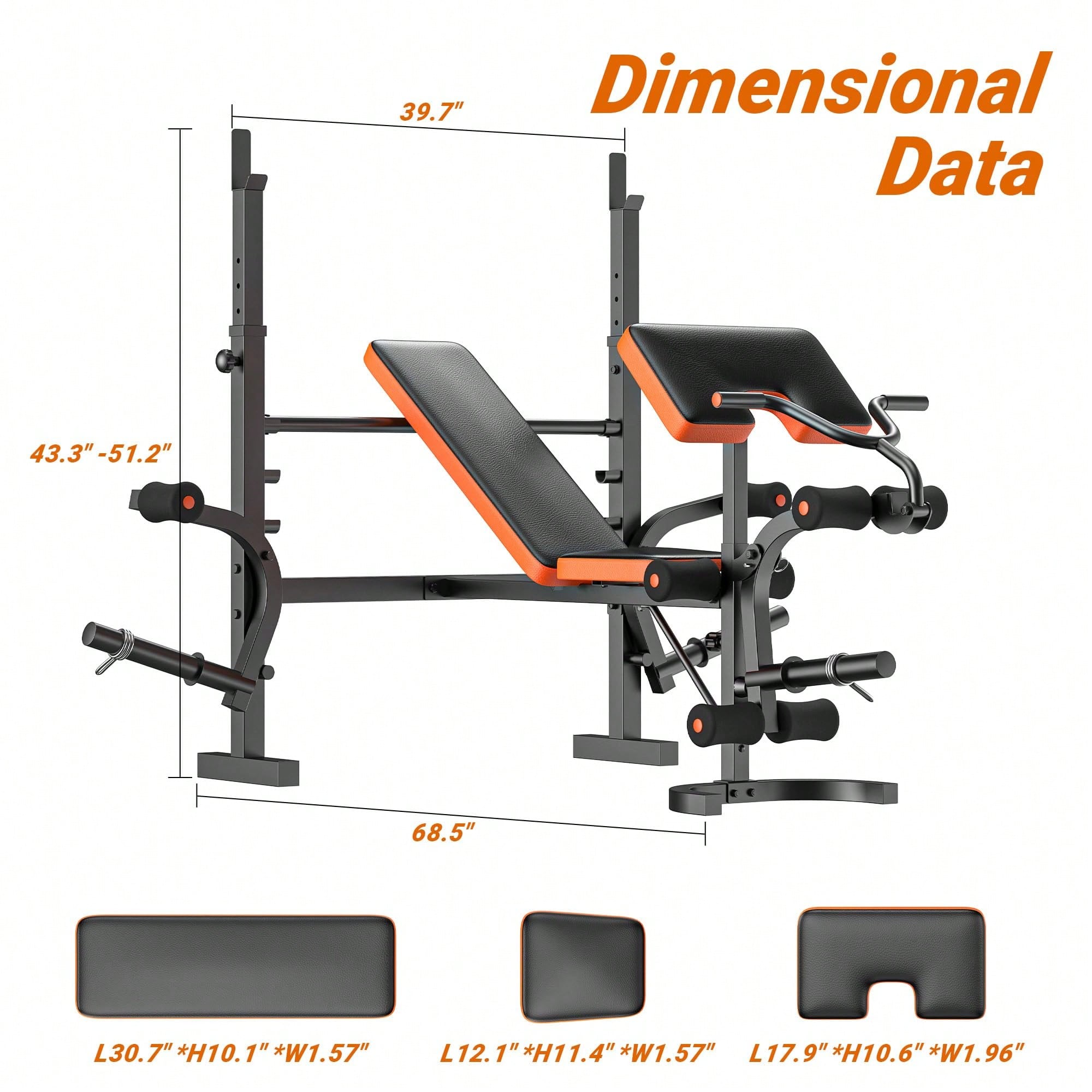 Banco de Pesas GIKPAL, Banco d - Bench Press Adjustable Incline reseña y precio