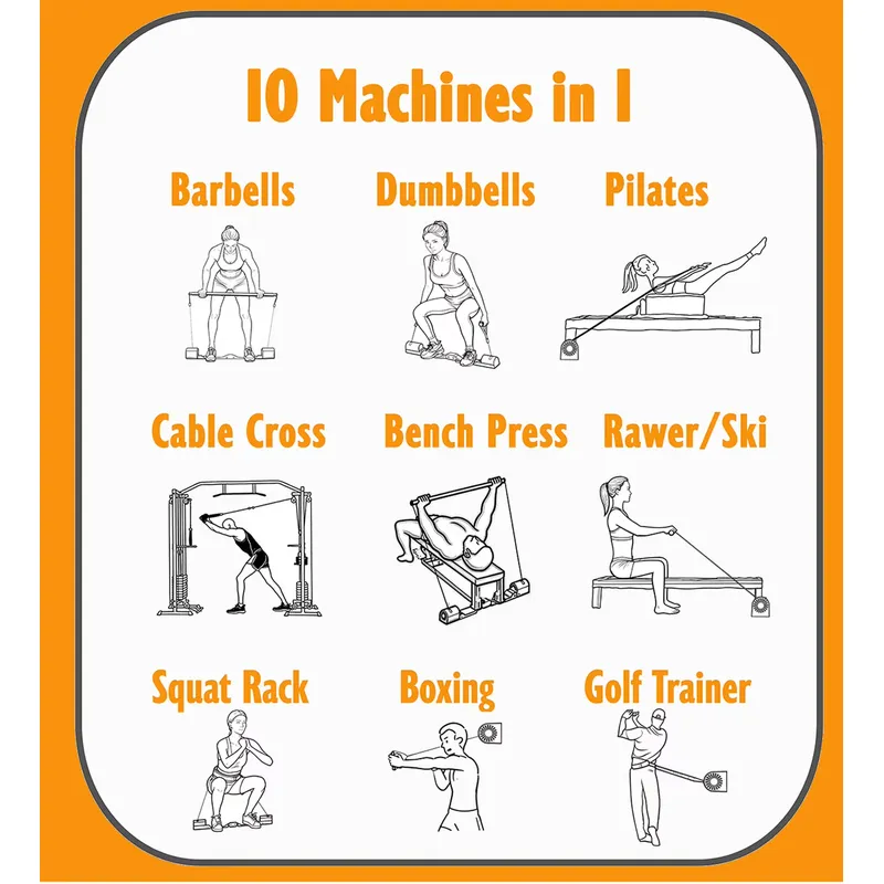 Equipo de Gimnasio Multifuncio - Smith Machine Home Gym Power Rack reseña y precio