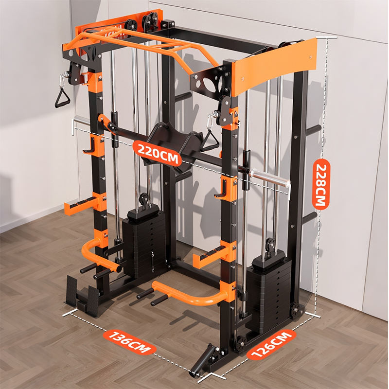 Máquina Smith 6 en 1 con Cable - Cable Crossover Machine Home reseña y precio