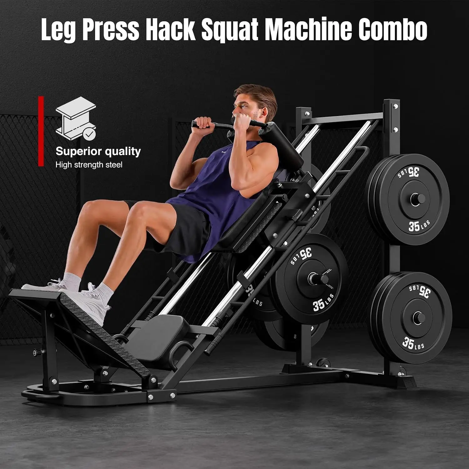 Máquina de prensa de piernas D - Leg Press Machine Home reseña y precio