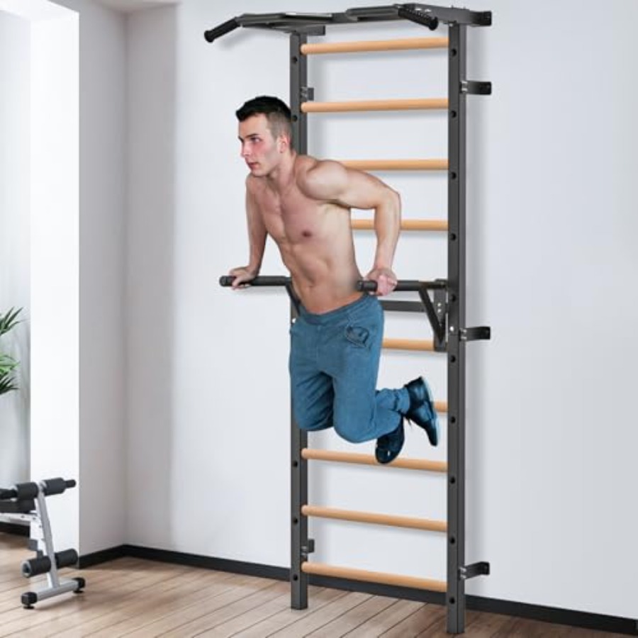 Barra de Gimnasia Montada en P - Pull Up Bar Wall Mounted reseña y precio