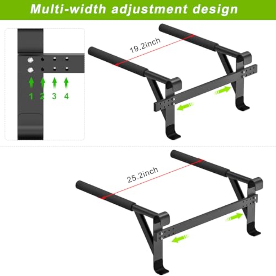 Barra de Gimnasia Montada en P - Pull Up Bar Wall Mounted reseña y precio