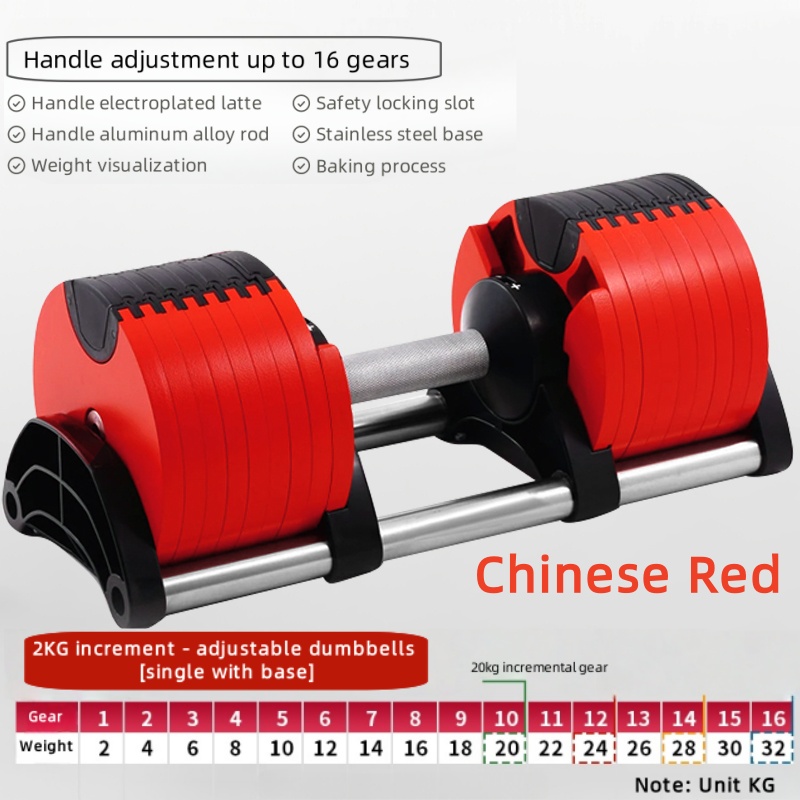 Mancuernas ajustables para el  - Adjustable Dumbbell 40Kg Pair reseña y precio