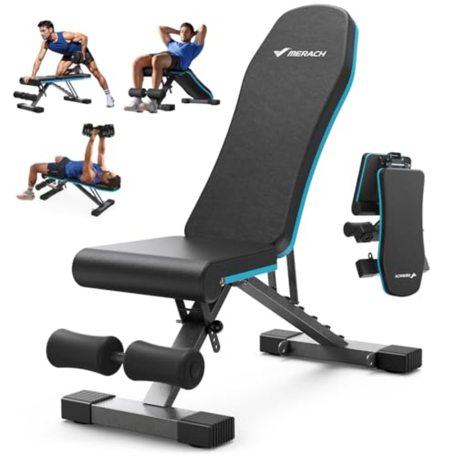 Banco de Pesas Plegable para G - Bench Press Adjustable Incline reseña y precio