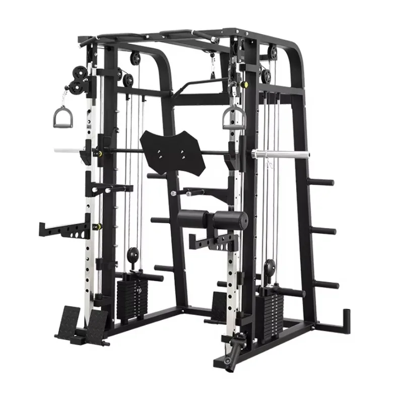 Equipo de Gimnasio en Casa 202 - Smith Machine Home Gym Power Rack reseña y precio