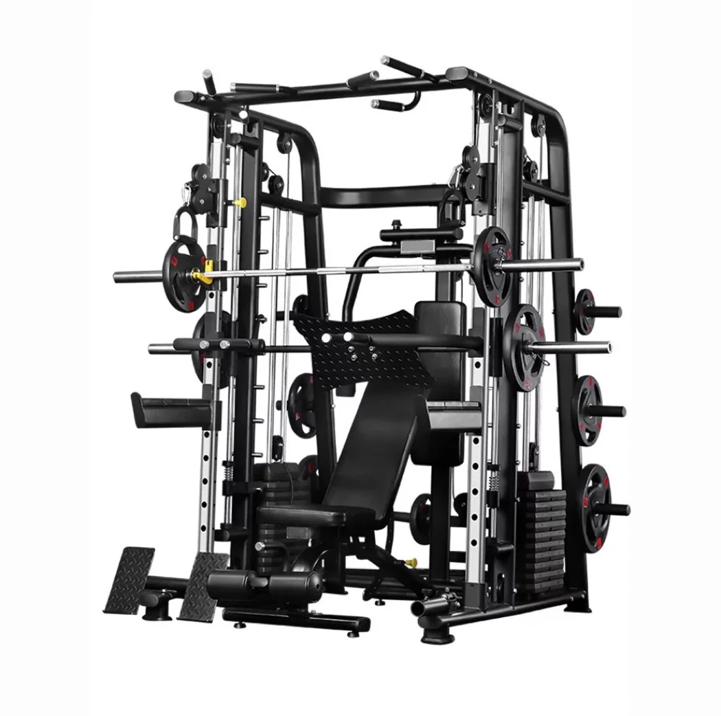 Equipo de Gimnasio en Casa 202 - Smith Machine Home Gym Power Rack reseña y precio