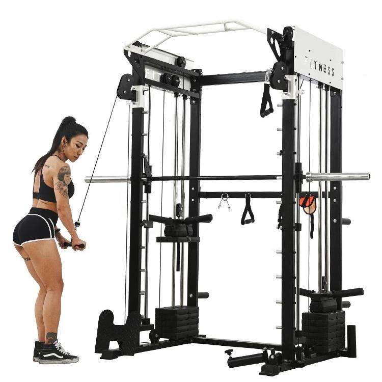 Máquina Smith Multifuncional p - Functional Trainer Cable Machine reseña y precio