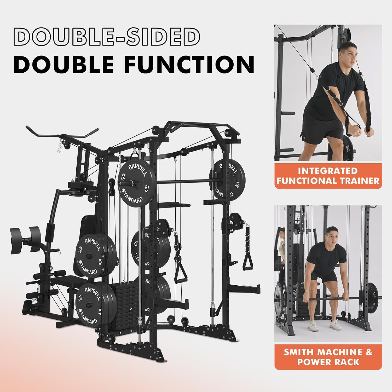 Máquina SmithΔ de Doble Estaci - Cable Crossover Machine Home reseña y precio
