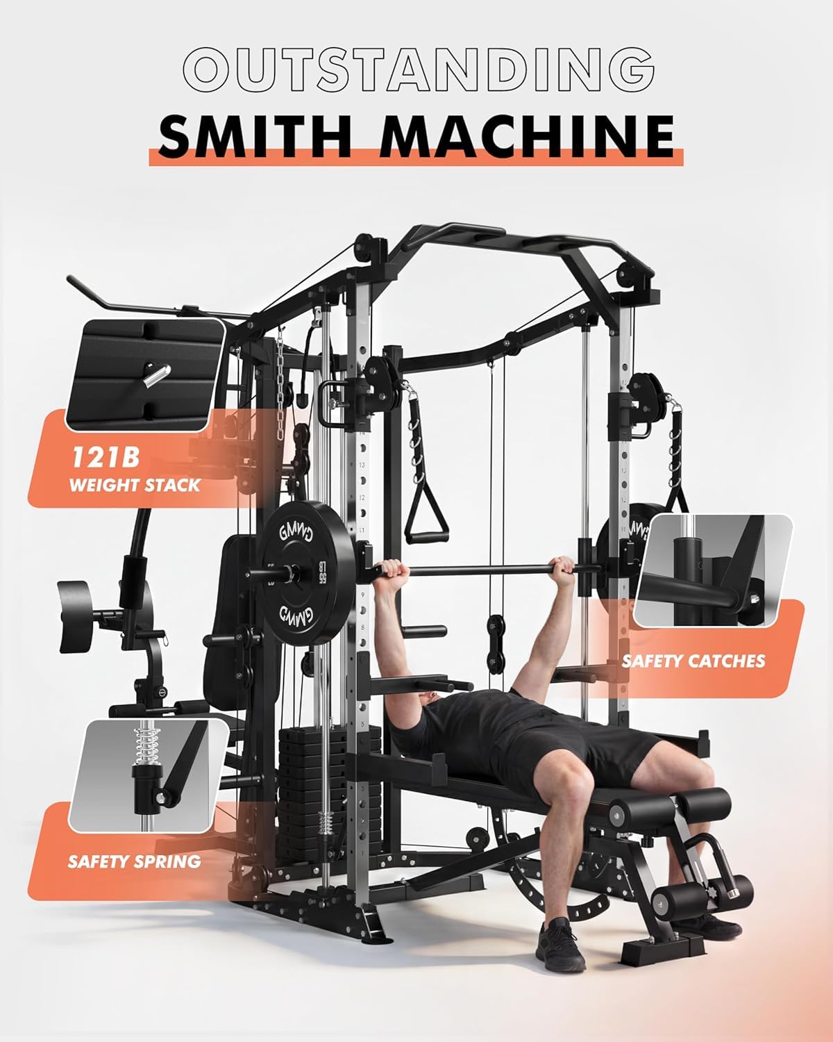 Máquina SmithΔ de Doble Estaci - Cable Crossover Machine Home reseña y precio