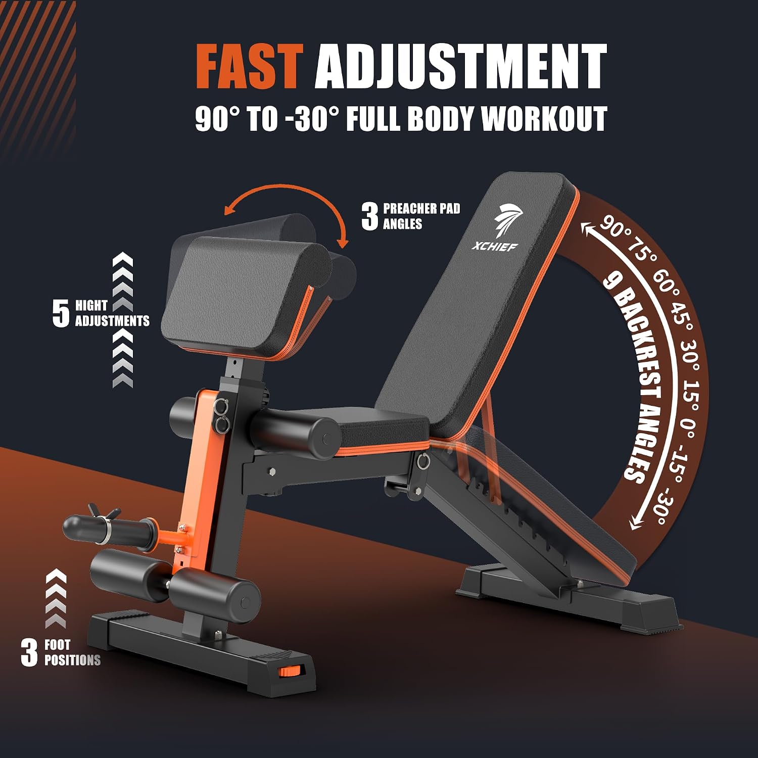 Banco de Pesas Plegable Ajusta - Bench Press Adjustable Incline reseña y precio