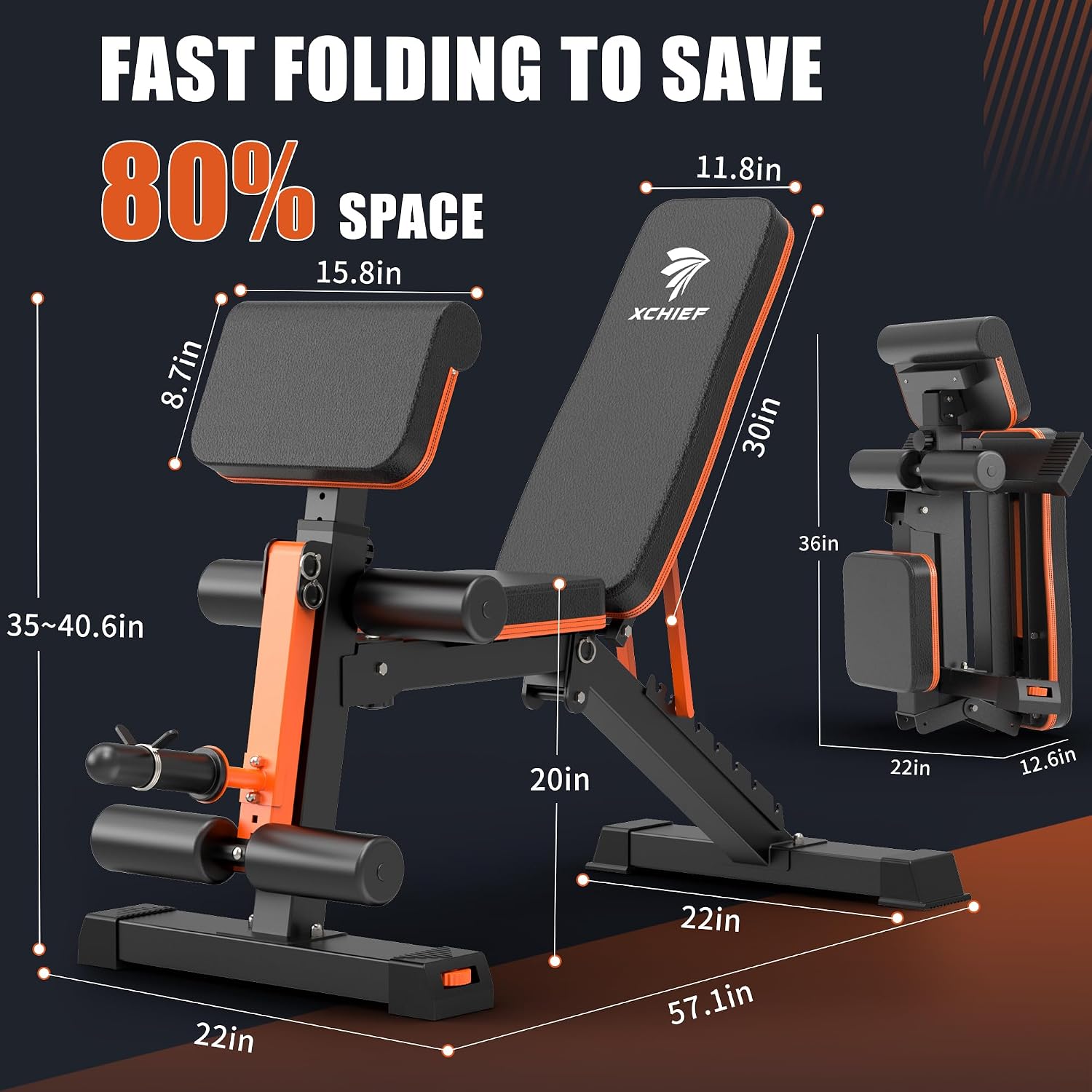 Banco de Pesas Plegable Ajusta - Bench Press Adjustable Incline reseña y precio