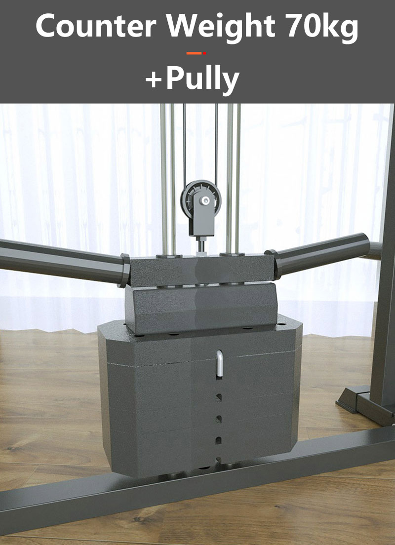 Sistema de máquina Smith de es - Smith Machine Home Gym Power Rack reseña y precio