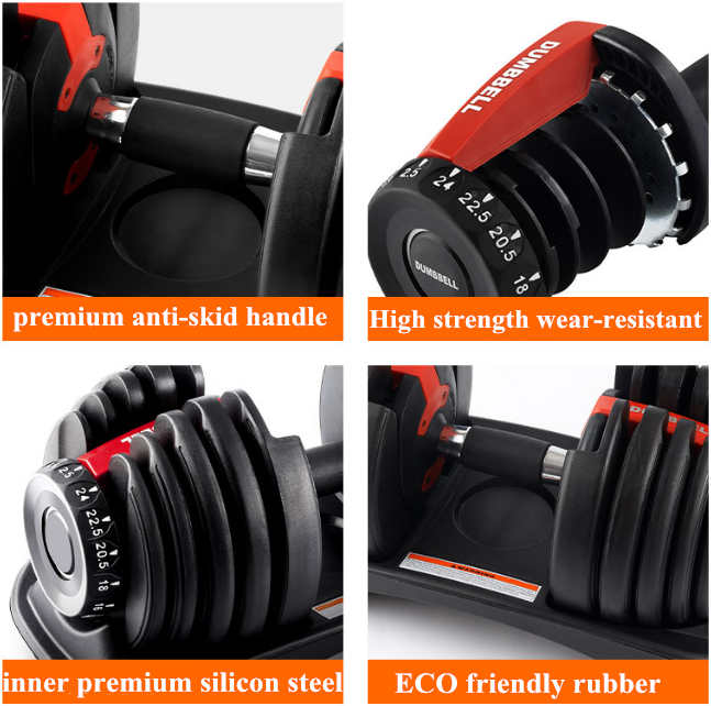 Mancuernas Ajustables de 40 kg - Adjustable Dumbbell 40Kg Pair reseña y precio