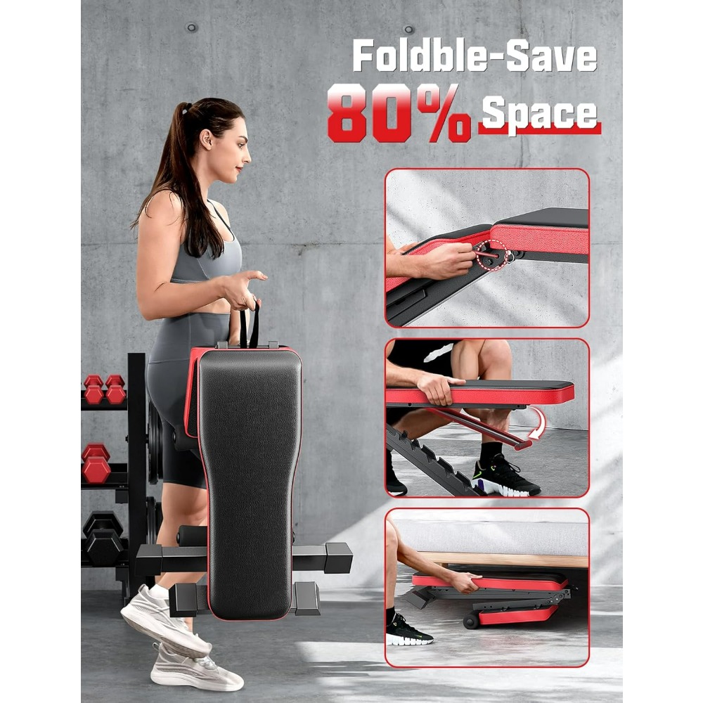 Banco de Pesas Ajustable, Banc - Bench Press Adjustable Incline reseña y precio